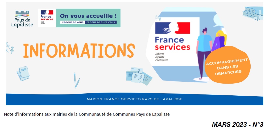 Lettre d'informations 2023 - N°3 Maison France Services Pays de Lapalisse